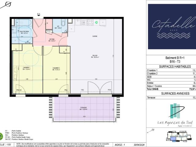 Appartement vente à Arrondissement de Draguignan, Saint-raphaël