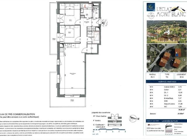 Appartement vente à Bonneville, Cordon
