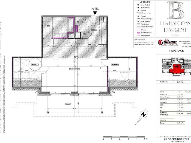 Appartement vente à Grenoble, Oz