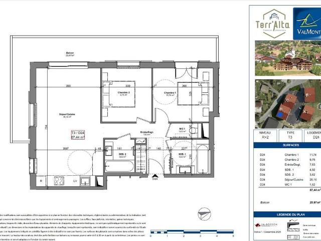 Appartement vente à Cordon, Haute-Savoie