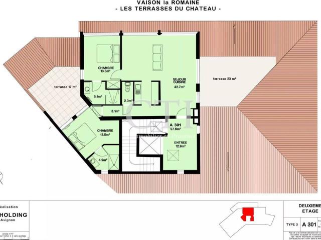 Appartement vente à France métropolitaine, Vaison-la-romaine