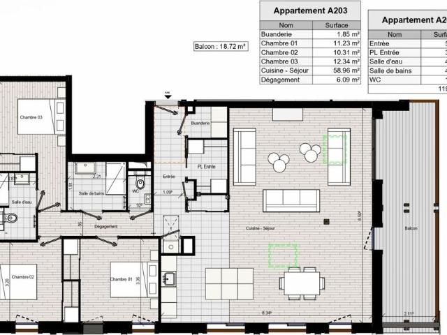 Appartement vente à Bonneville, Morillon