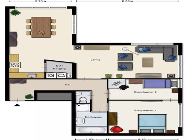 Appartement te huur in Bergen, Noord Brabant