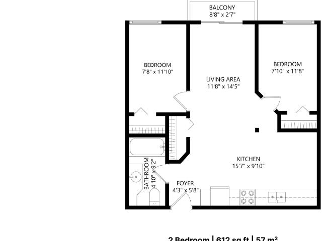 Apartment for rent in Moncton Parish, City of Moncton