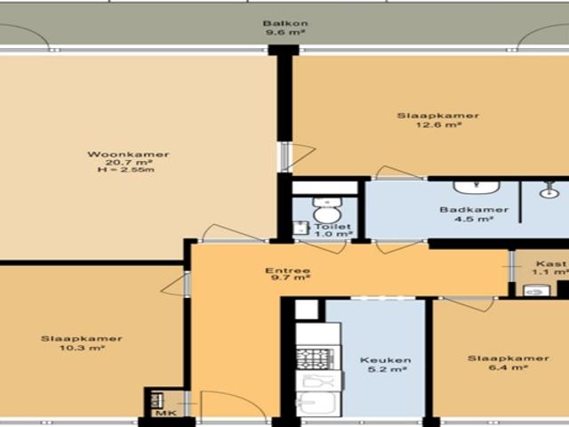 Appartement te huur in Nieuw-West, Amsterdam