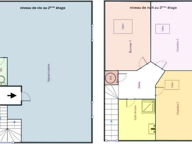 Duplex location à Les Jabelins, Romans-sur-Isère
