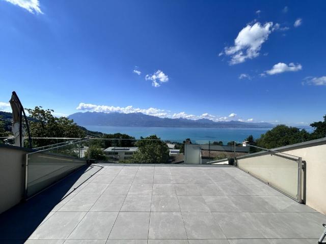 Terrassenwohnung mieten in La Croix, Lutry, Waadt