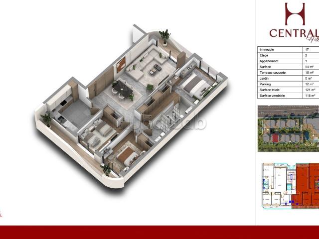 Appartement vente à Anfa, Gharb-Chrarda-Beni Hssen