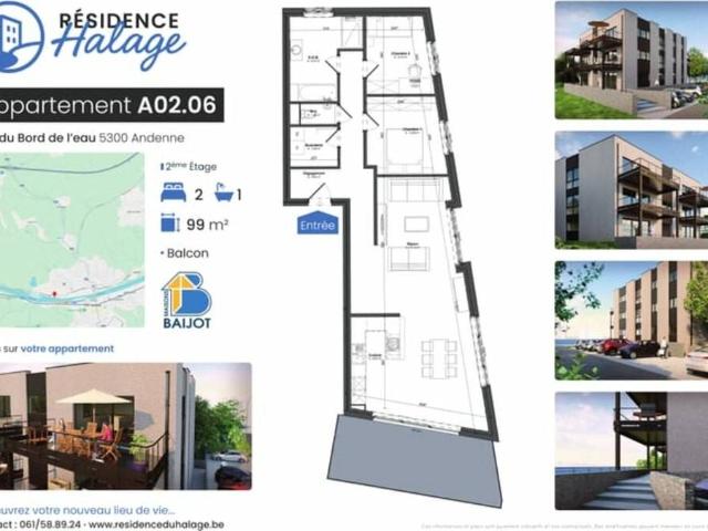 Appartement vente à Andenne, Wallonie