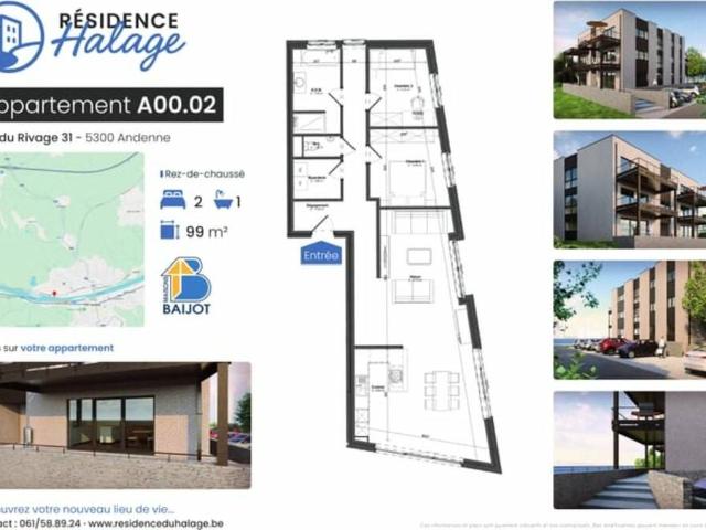Appartement vente à Andenne, Wallonie