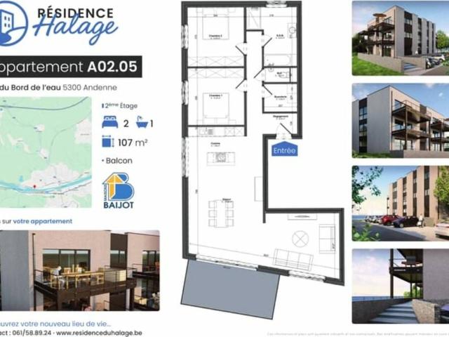 Appartement vente à Andenne, Wallonie