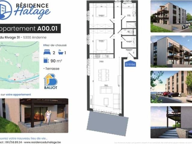 Appartement vente à Andenne, Wallonie