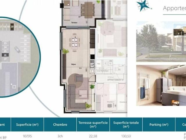 Appartement vente à Aubange, Wallonie