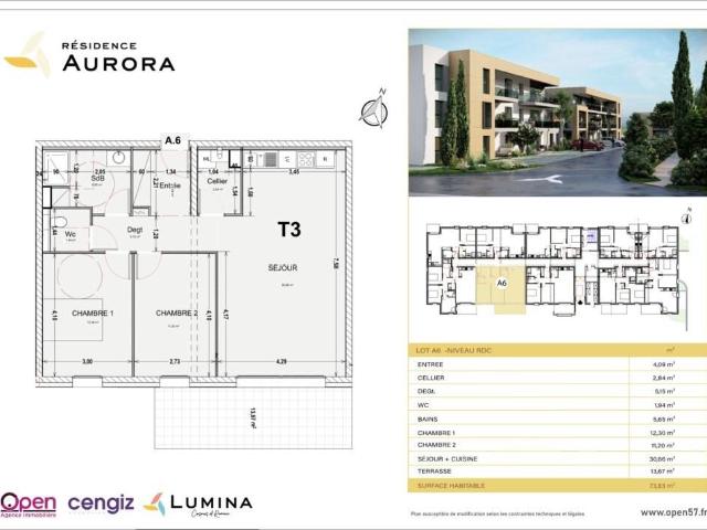Appartement vente à Val-de-Briey, Cosnes-et-romain