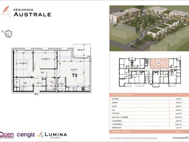 Appartement vente à Val-de-Briey, Cosnes-et-romain