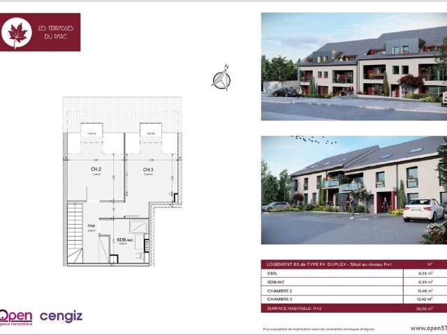 Appartement vente à Thionville, Distroff