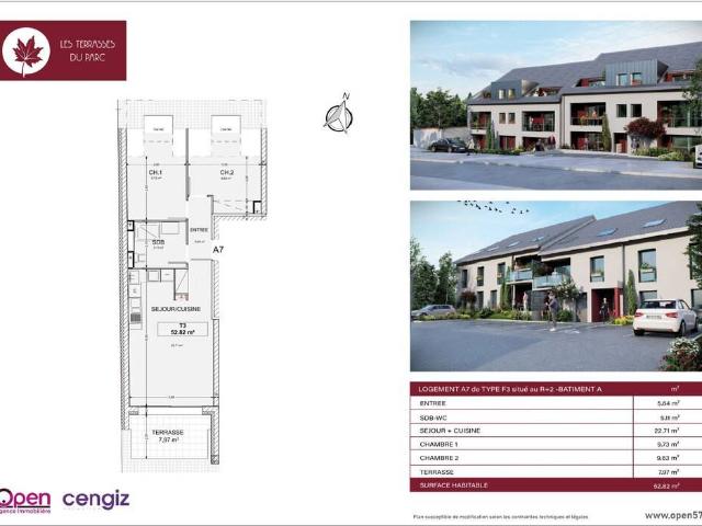 Appartement vente à Thionville, Distroff