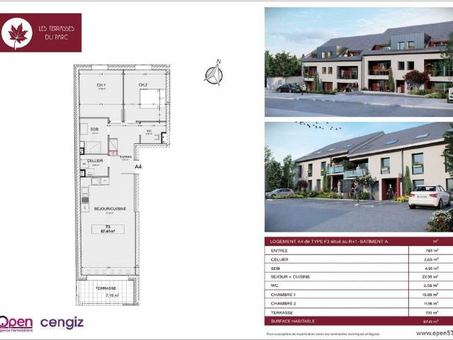 Appartement vente à Thionville, Distroff