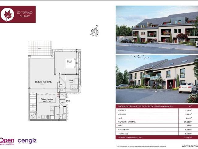 Appartement vente à Thionville, Distroff