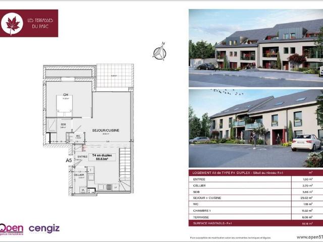 Appartement vente à Thionville, Distroff