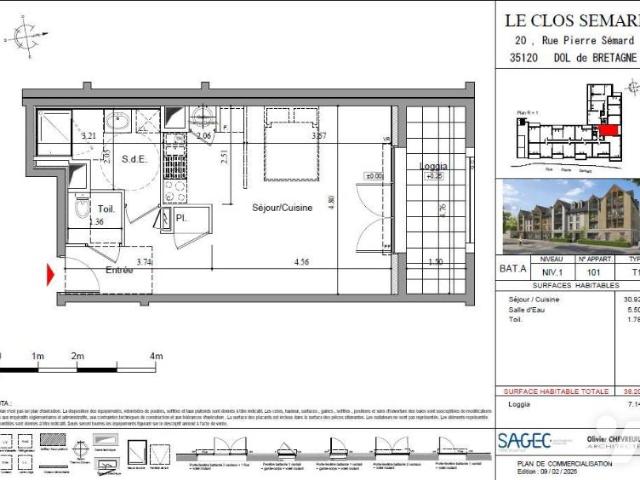 Appartement vente à Dol-de-Bretagne, Ille-et-Vilaine