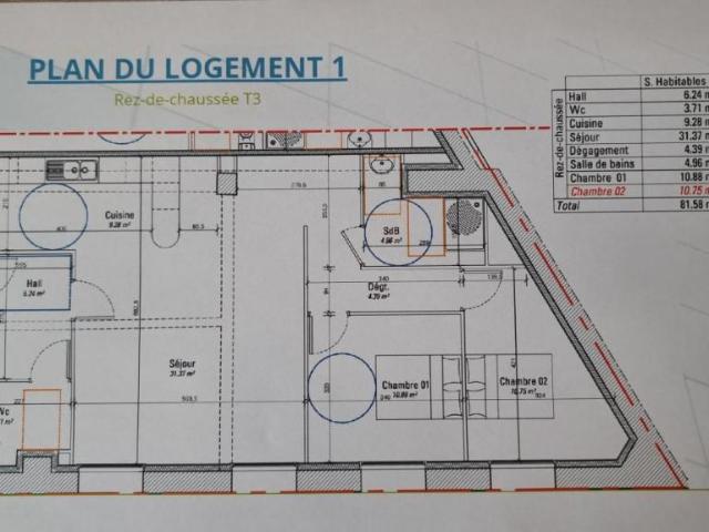 Appartement vente à Arras, Ecurie