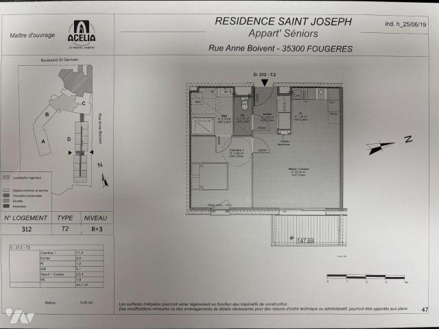 Appartement vente à Fougères-Vitré, Bretagne