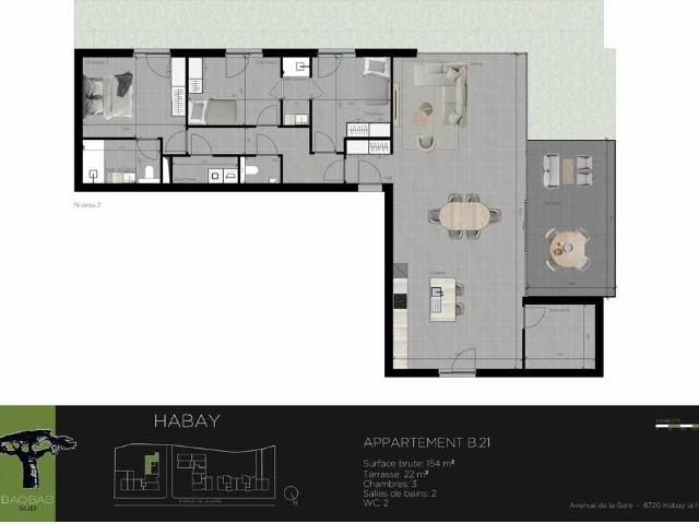 Appartement vente à Habay, Wallonie