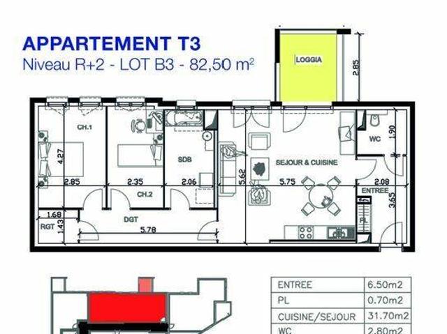 Appartement vente à Val-de-Briey, Lexy