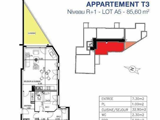 Appartement vente à Val-de-Briey, Lexy