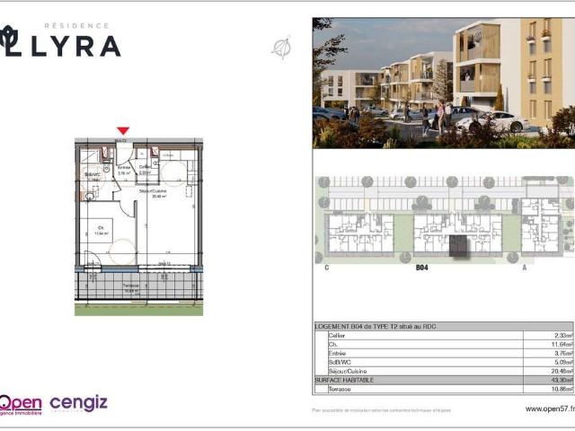 Appartement vente à Val-de-Briey, Mexy