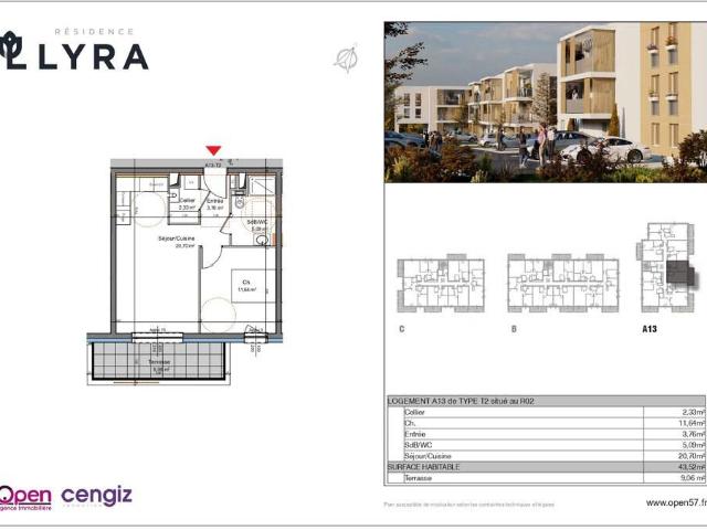 Appartement vente à Val-de-Briey, Mexy