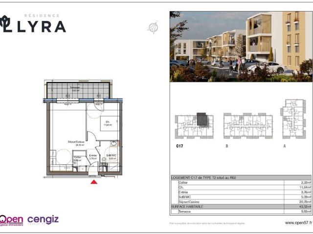 Appartement vente à Val-de-Briey, Mexy