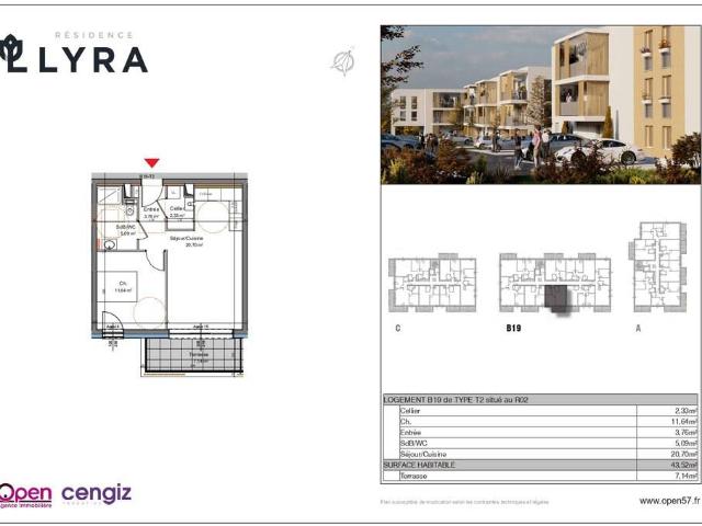 Appartement vente à Val-de-Briey, Mexy