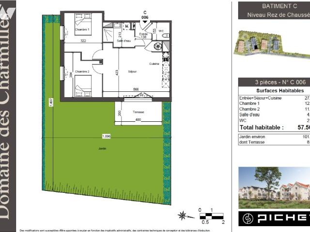 Appartement vente à Tours, Monts