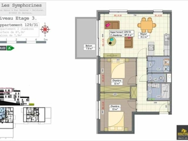 Appartement vente à Namen, Wallonie