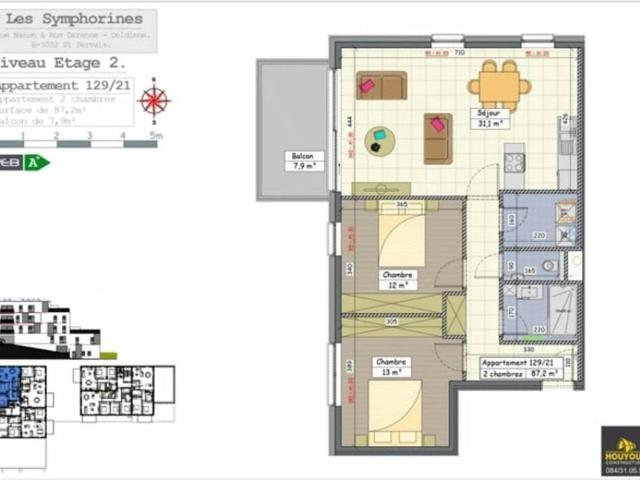 Appartement vente à Namen, Wallonie