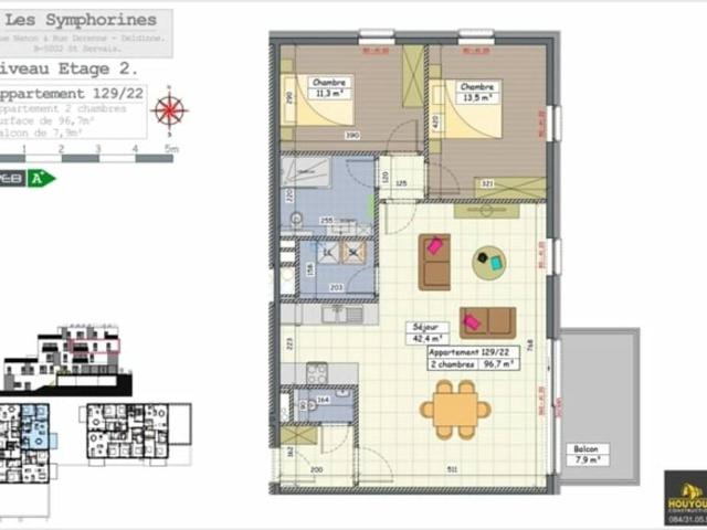 Appartement vente à Namen, Wallonie