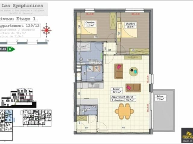 Appartement vente à Namen, Wallonie