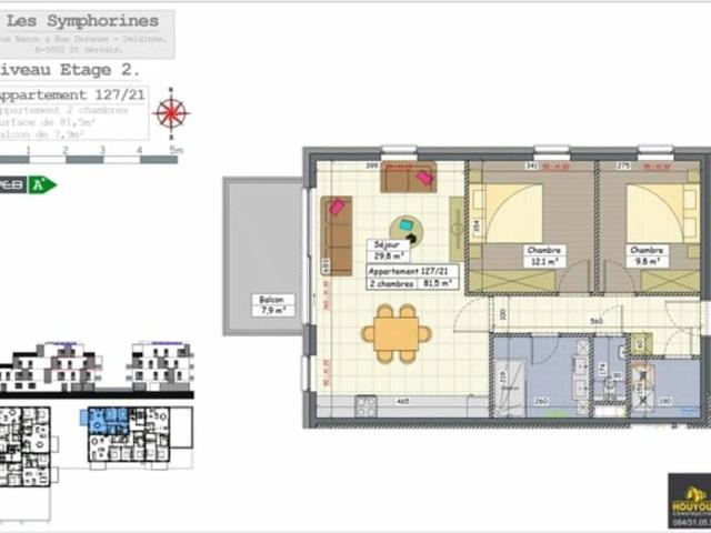 Appartement vente à Namen, Wallonie