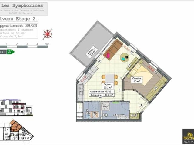 Appartement vente à Namen, Wallonie
