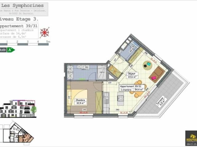 Appartement vente à Namen, Wallonie