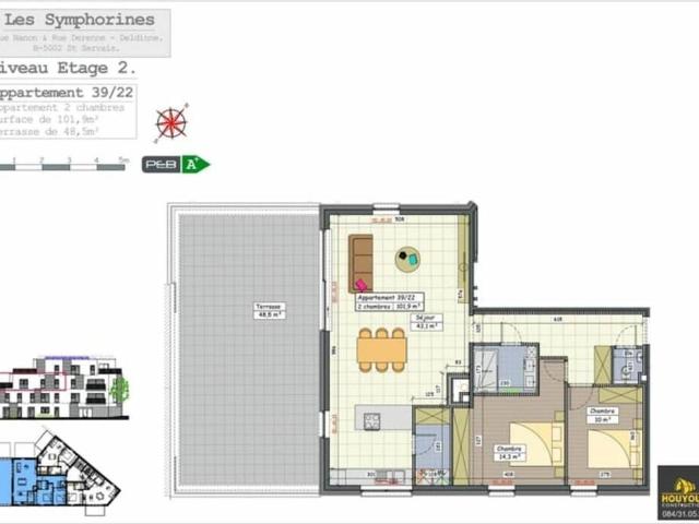Appartement vente à Namen, Wallonie