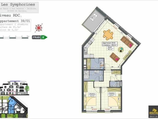 Appartement vente à Namen, Wallonie