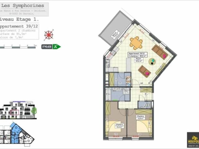 Appartement vente à Namen, Wallonie