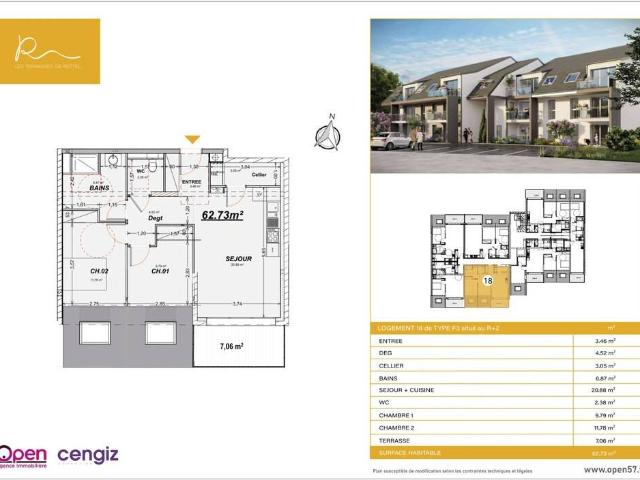 Appartement vente à Thionville, Rettel