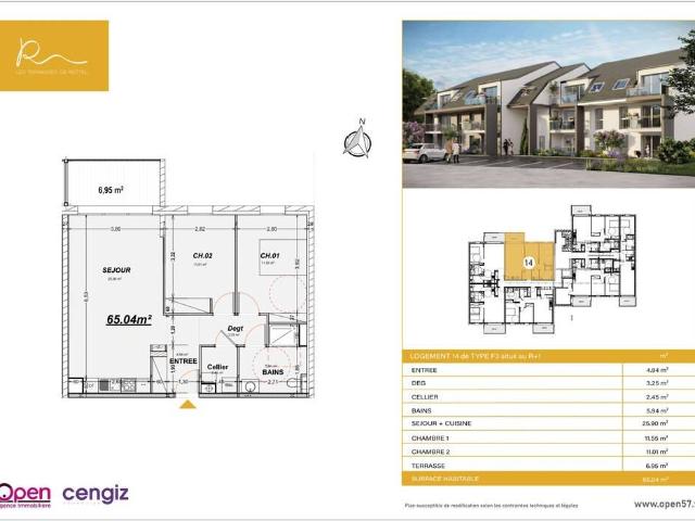 Appartement vente à Thionville, Rettel