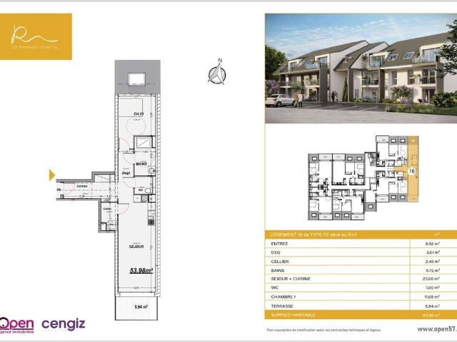 Appartement vente à Thionville, Rettel