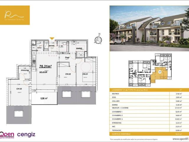Appartement vente à Thionville, Rettel
