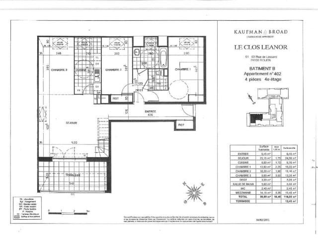 Appartement vente à Rouen, Ruan